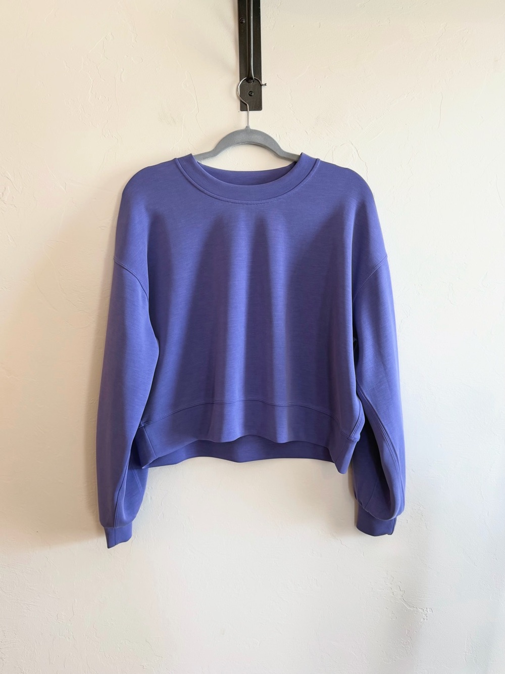 Lululemon Perfectly Oversized Cropped Crew *Charged Indigo